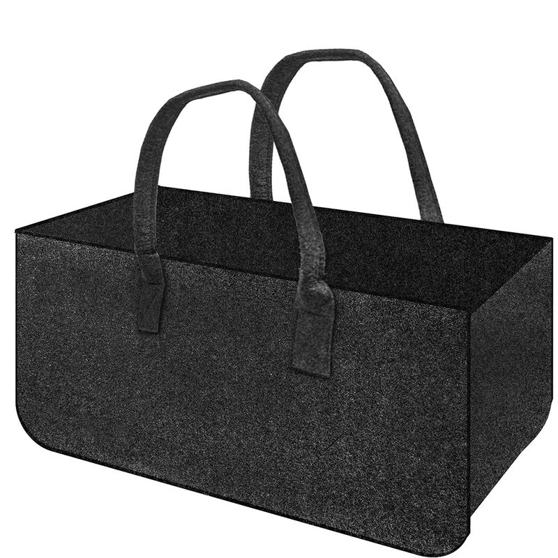 CA Bolsa de Fieltro para Acampar con Asa, Modelo 5025BSR, Negro 25 Cm