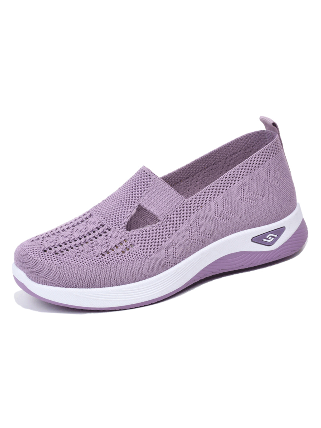 TK Zapatillas De Mujer En Color Sólido Transpirables Zapatillas Casuales De Verano De Bajo Térmico Tejidas Zapatos Casuales Para Mamá