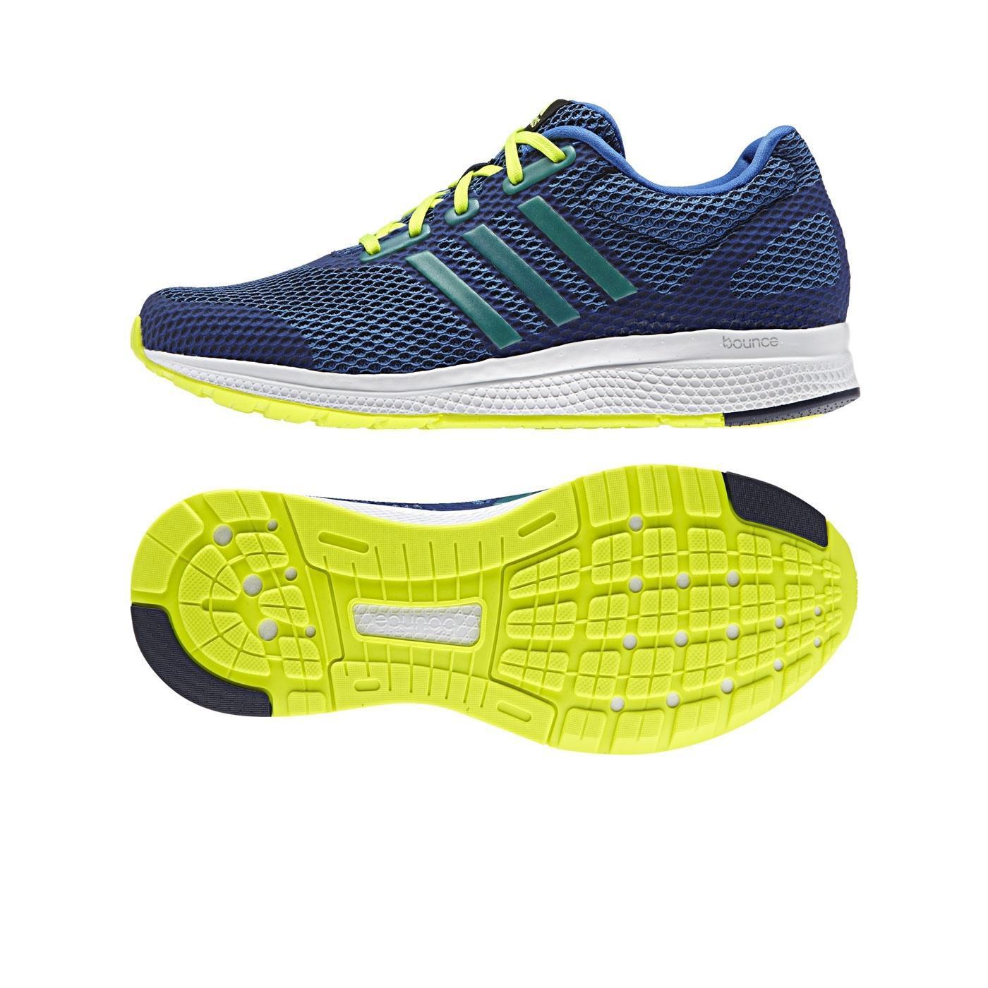 Zapatilla Running Adidas Azul Ultraligera para Hombre con Malla Elástica y Plantilla Suave