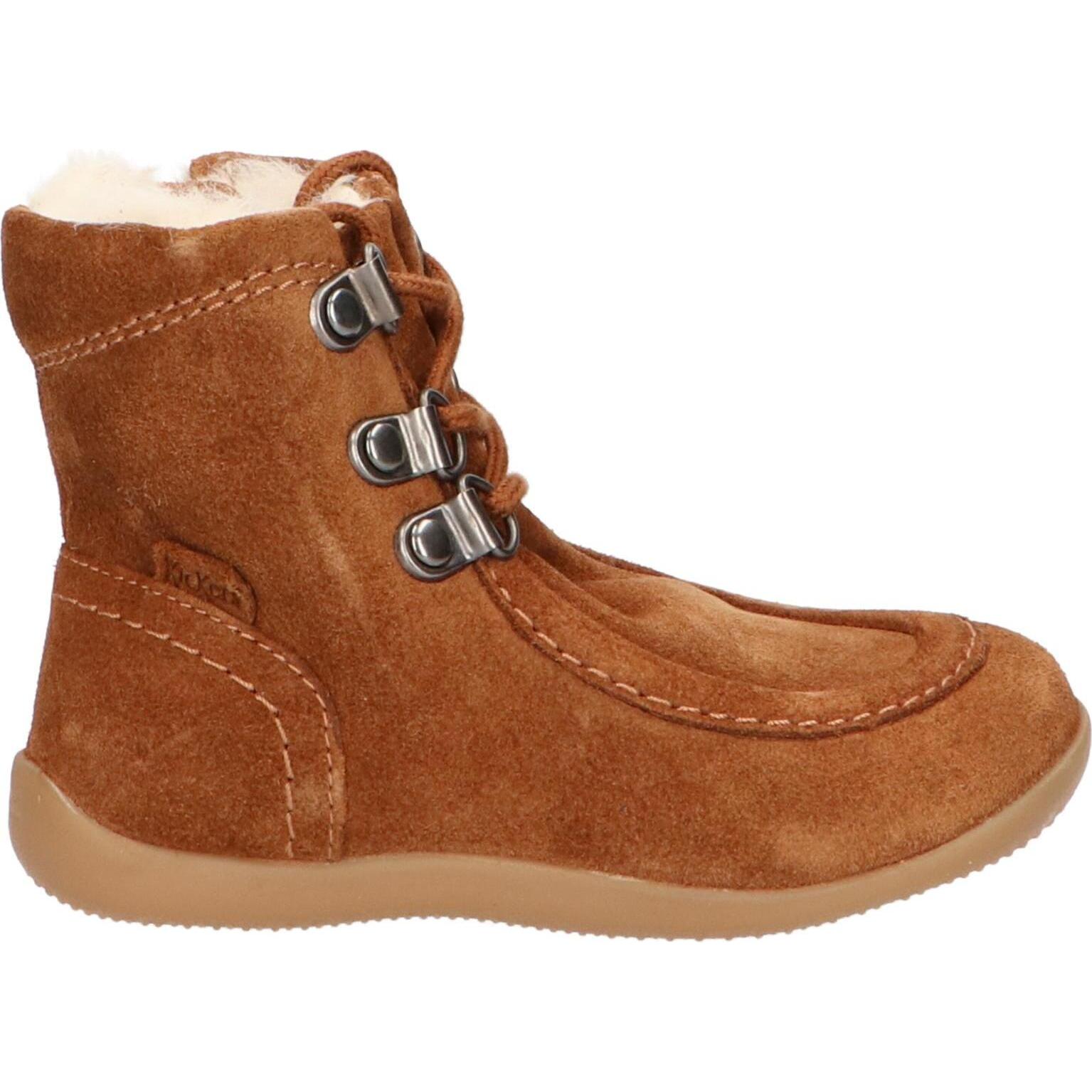 Kickers girl and boy boots 571933 -10 bamara-2 116 clair camel