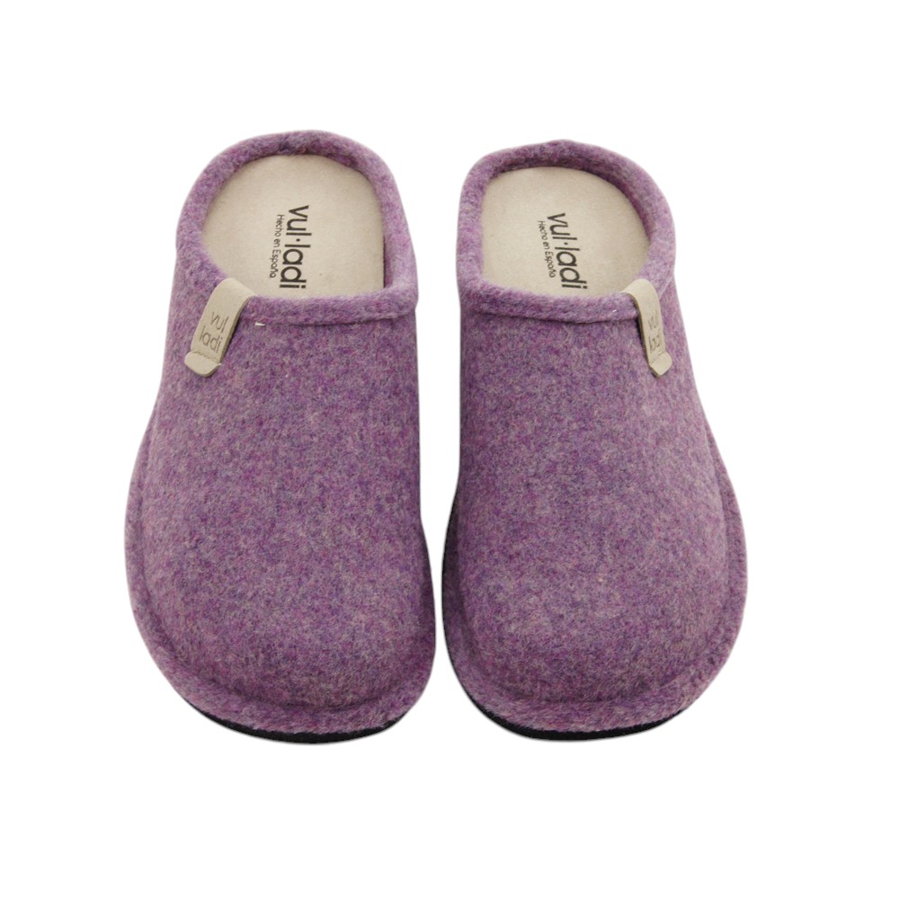 Vulladi mod. 7160 zapatilla casa para mujer en lana acrílica, sin cordones