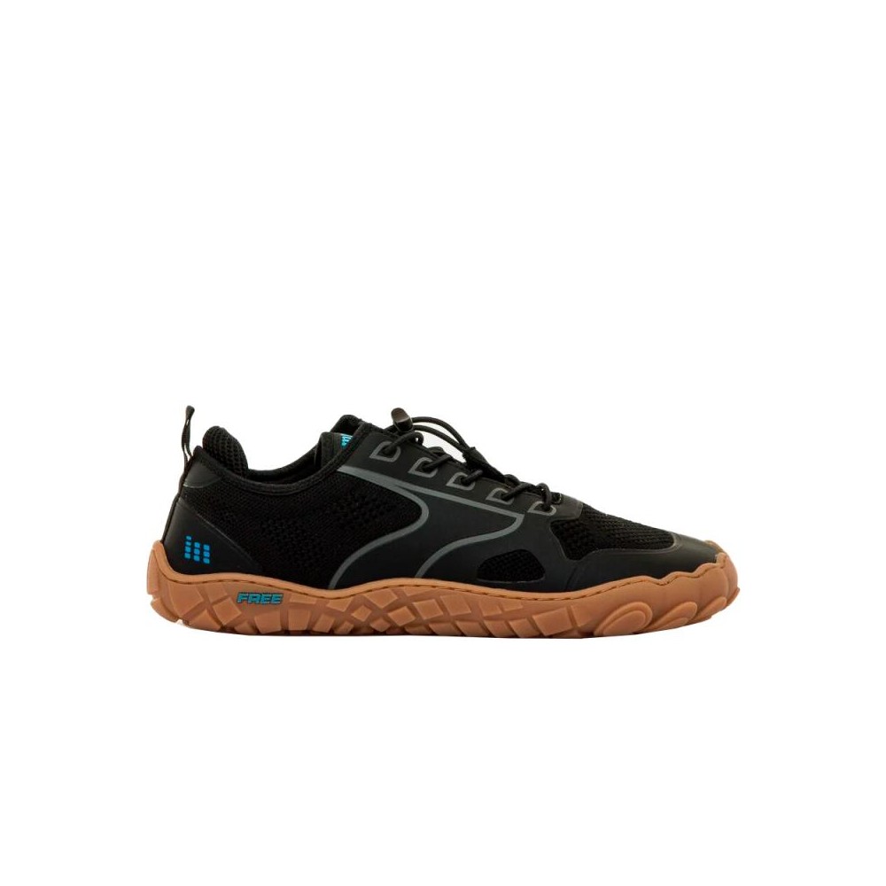 Zapatillas Barefoot Mustang 84837 Hombre Color Negro para Estilo Urbano