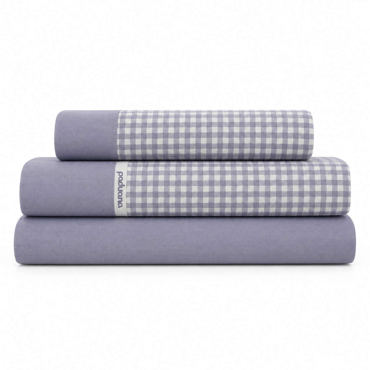 Juego de Sábanas Hanna, 50% poliéster 50 % algodón, Disponible En Colores: Agua, Beige y Malva, Para Cama De 90, 105, 135 y 150, 150(2), Paduana.