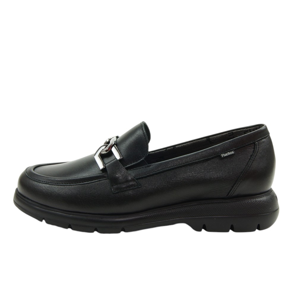 Fluchos mod. 1794 mocasín para mujer en piel natural, sin cordones
