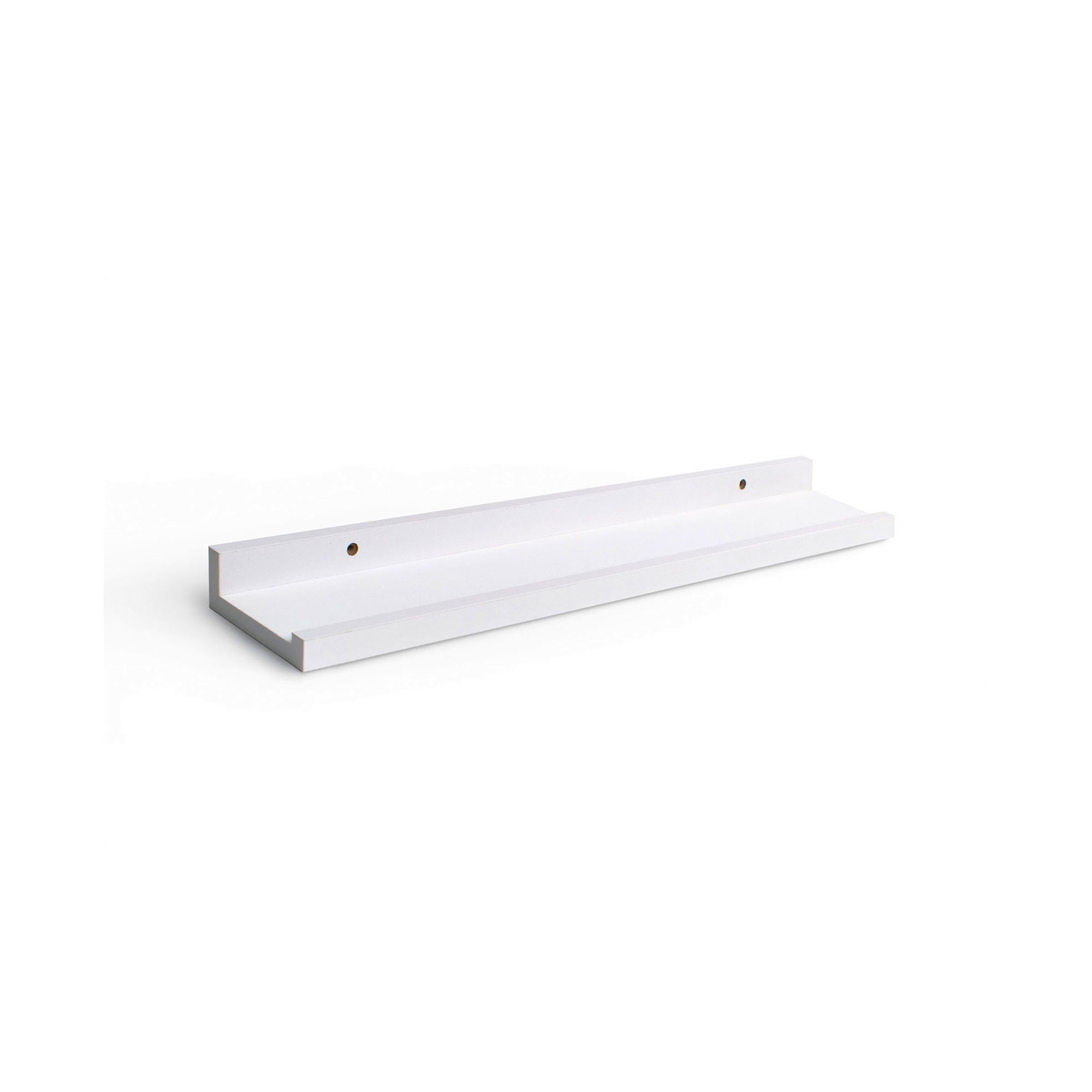 THE SECRET HOME - Balda Flotante de Pared con Borde Frontal - Estante Decorativo de Madera para Cuadros, Libros y Especias - 2 Medidas Disponibles