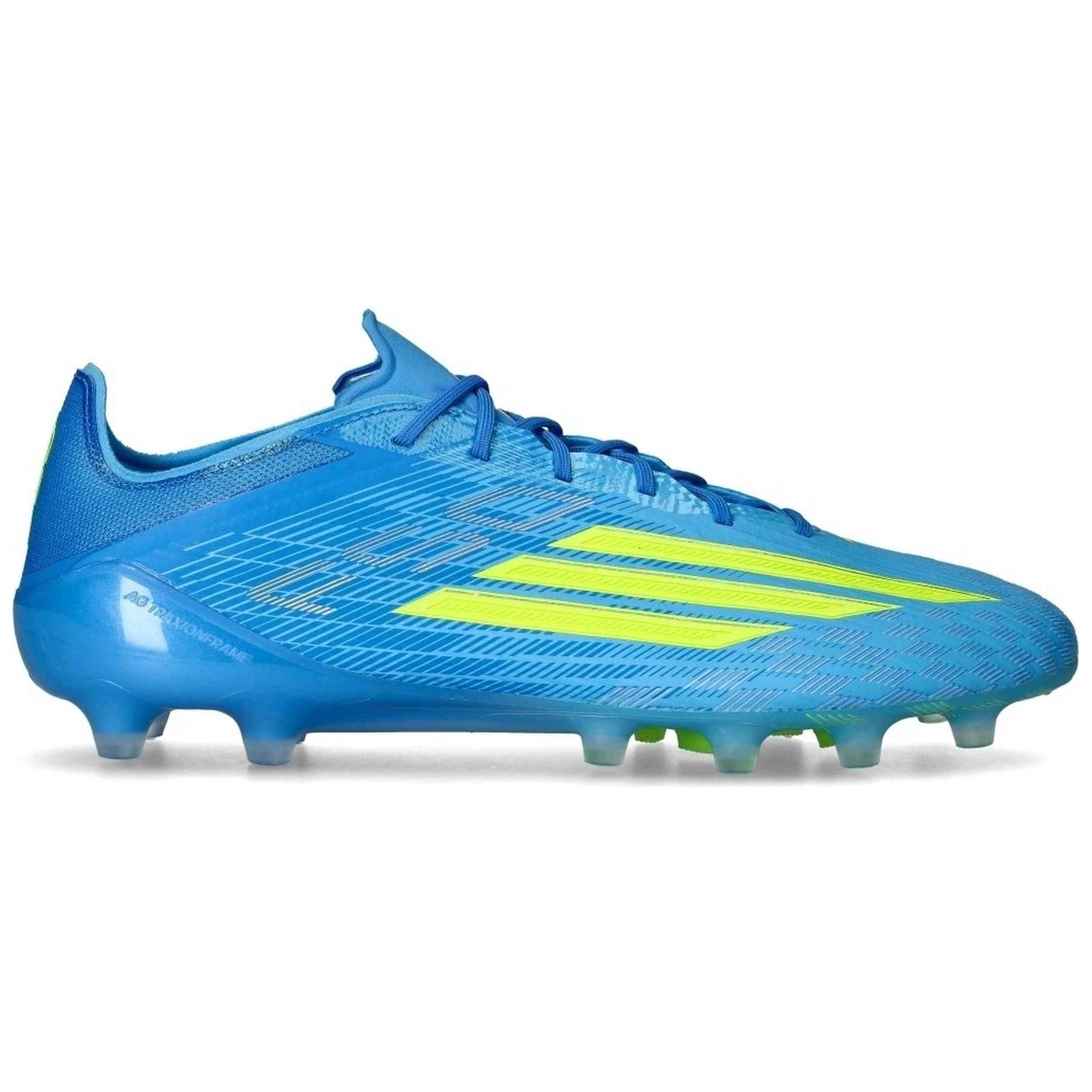 Zapatillas Adidas modelo F50 Elite Artificial Ground Soccer Cleats "Lucid Ray Blue-Team Solar Yellow-Lucid Aqua" para Hombre en color Azul