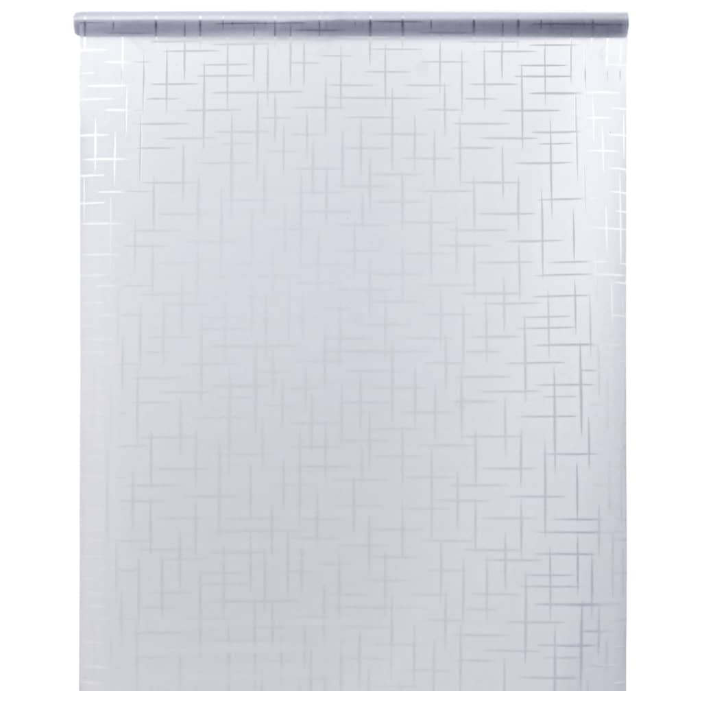 vidaXL Láminas de Ventana Esmerilada Películas Pegatinas 4 uds PVC Patrón Bambú Color Bambú,  Estrella,  Flores y mas