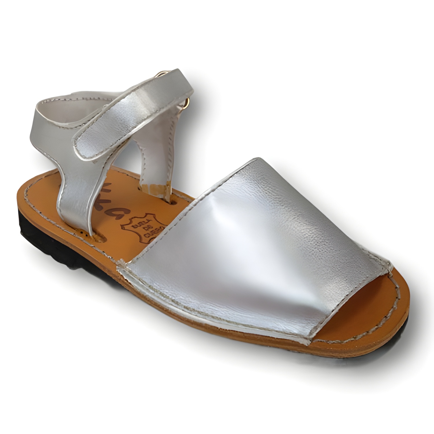 Arancha ATXA Sandalia Menorquina 8001 PLATA calzado niños Summer ROYALE CORDONETS