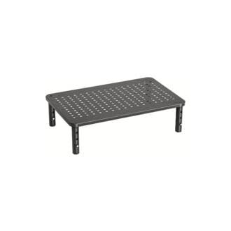 CA Soporte para monitor, soporte para monitor con 3 alturas ajustables, soporte para monitor con rejillas de ventilación, soporte para computadora portátil, soporte para computadora portátil, soporte para computadora