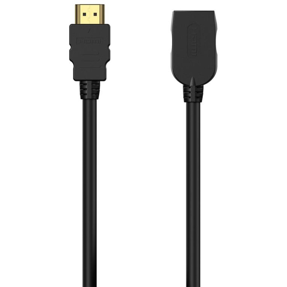 Aisens - Cable HDMI 2.0 alargador 5m con conector A hembra y A macho, transmisión de datos 18 Gbit/s, negro, compatible con 4K@60Hz y HDR