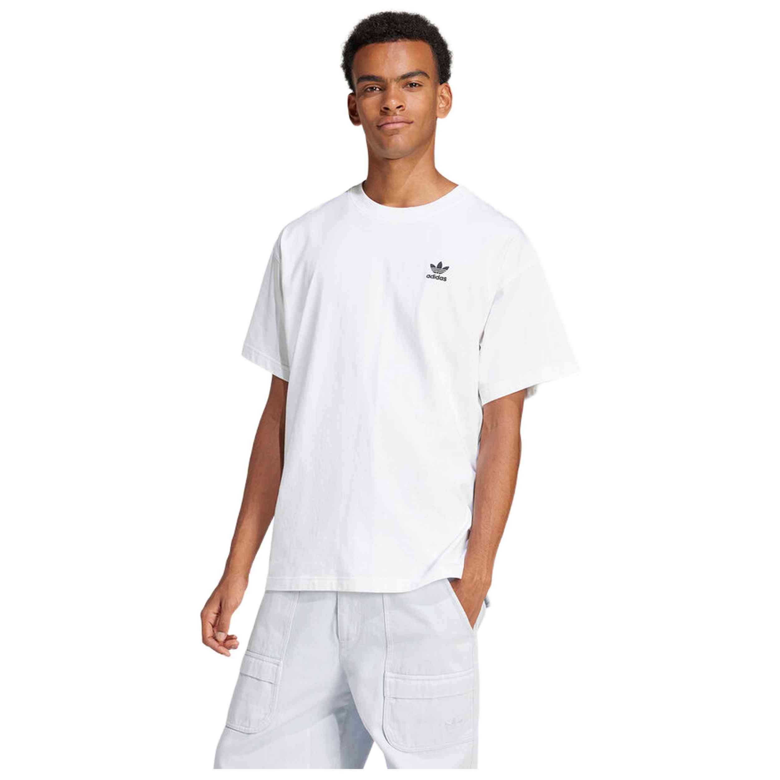 Camiseta De Manga Corta Adidas modelo JD0373 para Hombre en color Blanco