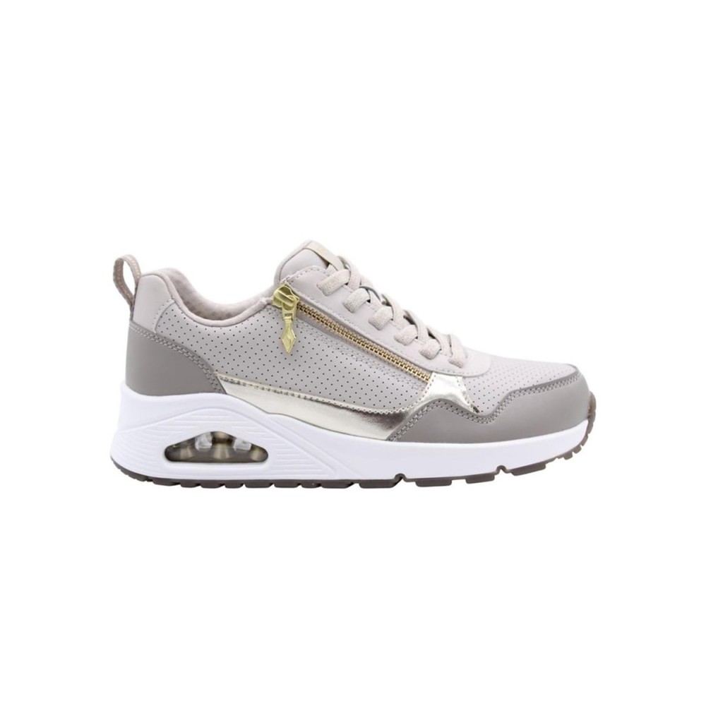 Zapatillas Skechers Uno Mujer para Moda Femenina en Color Taupe