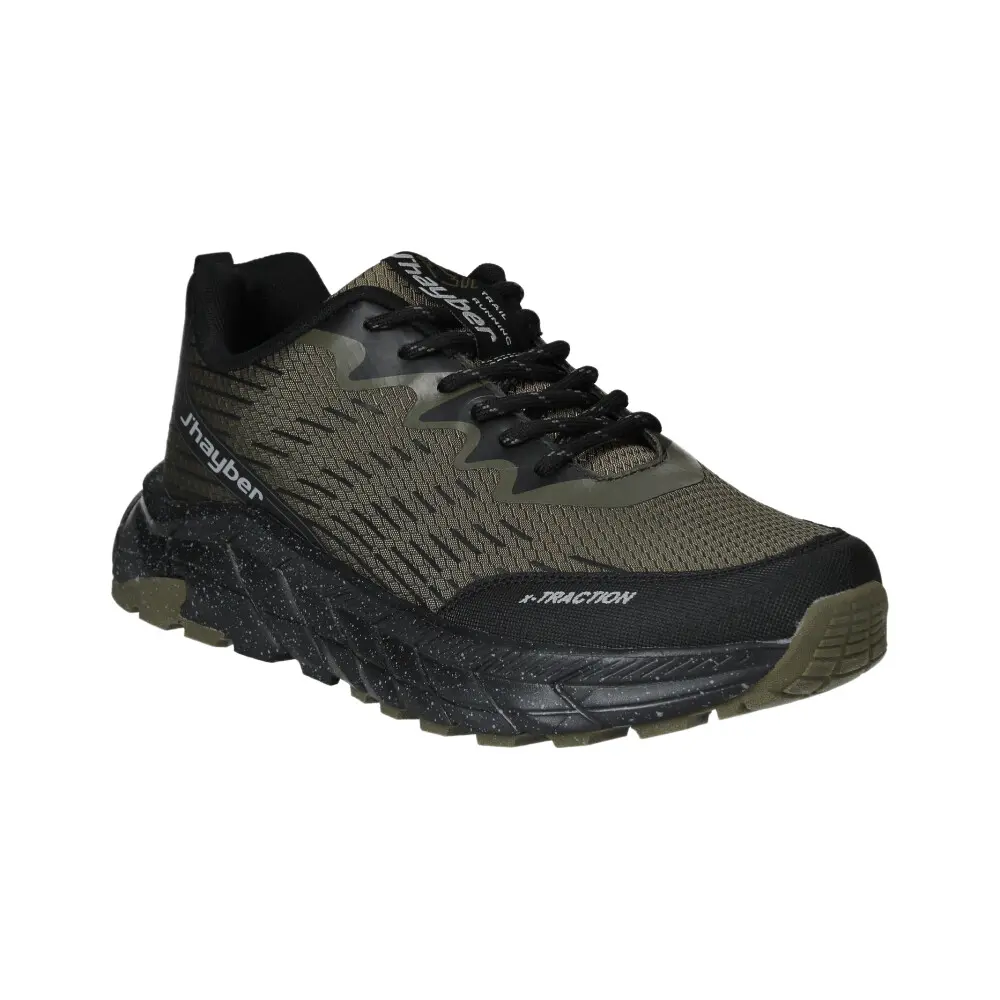 Zapatillas trail running de hombre Rapal Kaki