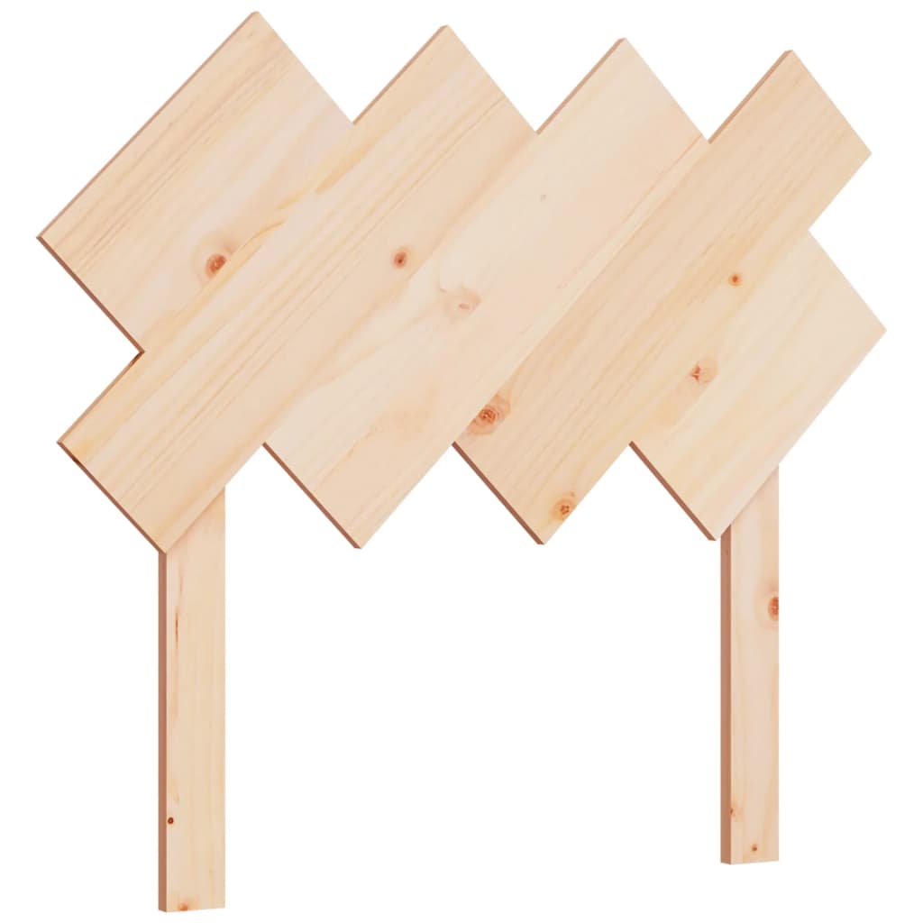 vidaXL Cabecero de cama madera maciza de pino 92x3x81 cm