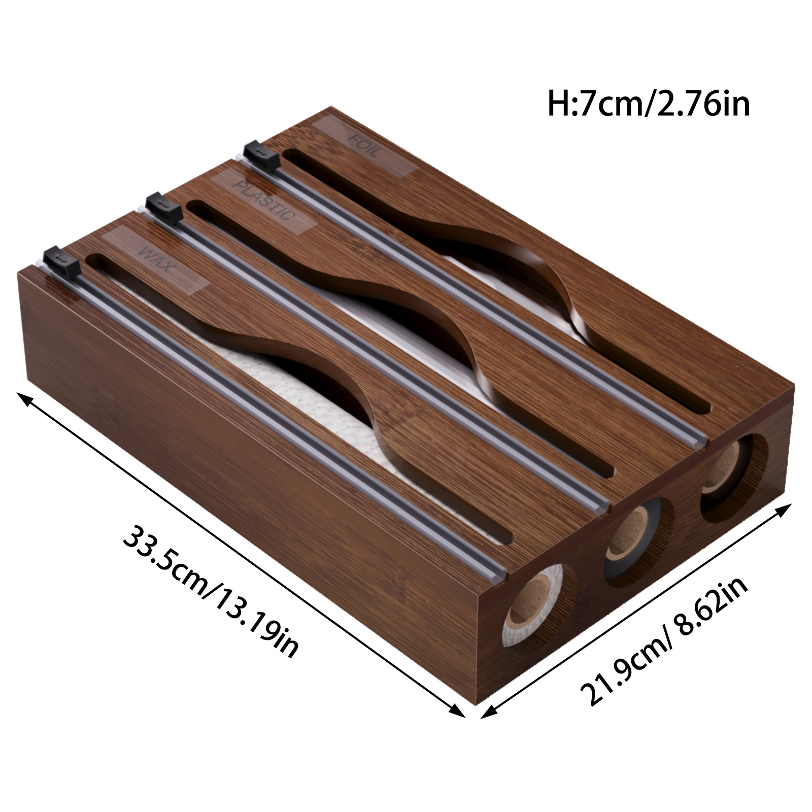 Dispensador con cortador, caja de almacenamiento de cocina