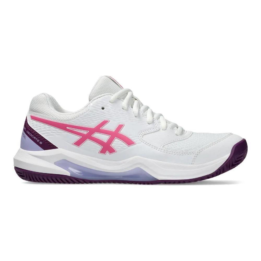 ASICS GEL DEDICATE 8 PADEL BLANCO/ROSA/LILA ZAPATILLAS PARA MUJER