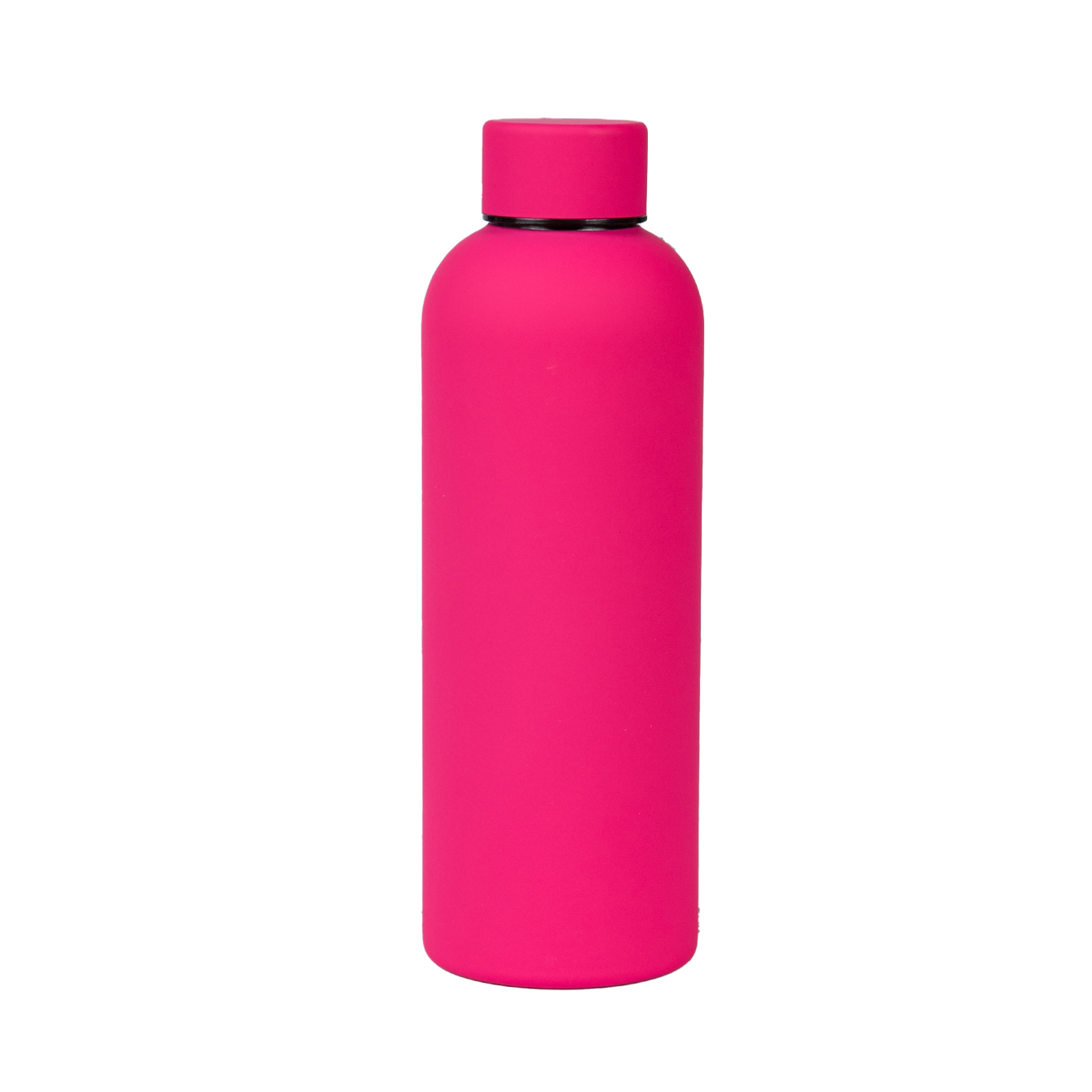 Termo Deportivo De Acero Inoxidable 500/750ML Con Boca Pequeña Para Exteriores Botella Aislante De Agua Doble Capa Con Goma Resistente Al Desbordamiento Y a La Perdida De Temperatura