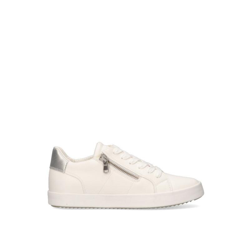 Zapatillas Basico Geox - Mujer - Suela Plana - Modelo D026ha-000bc - Color Blanco
