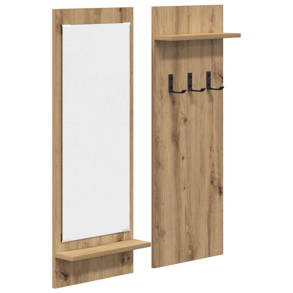 vidaXL Perchero de pared Montada en la pared 70 x 10 x 90 cm Multicolor