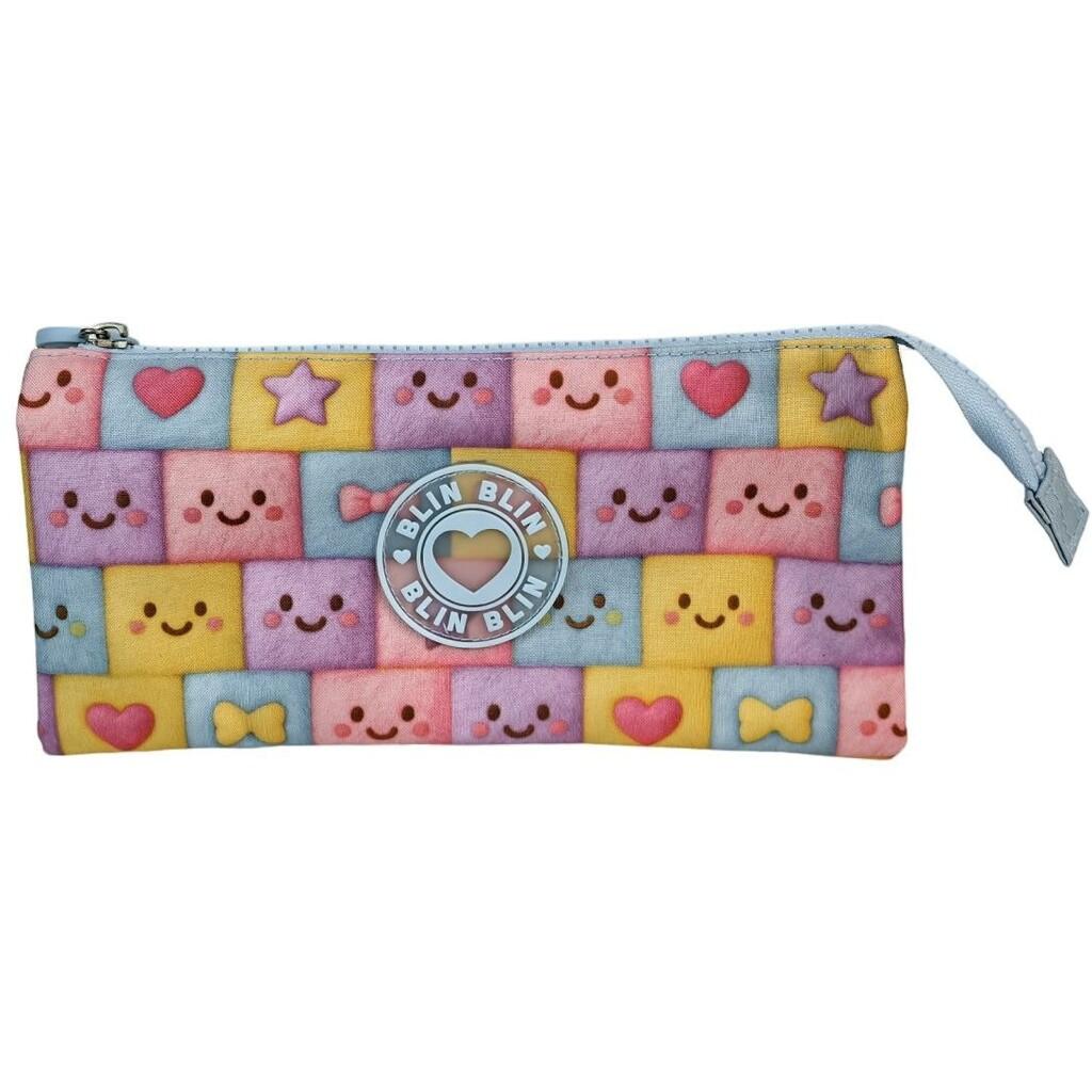 Blin Blin Portatodo Triple Sonrisas de 11x23x5 cm Estuches y plumiers Toybags