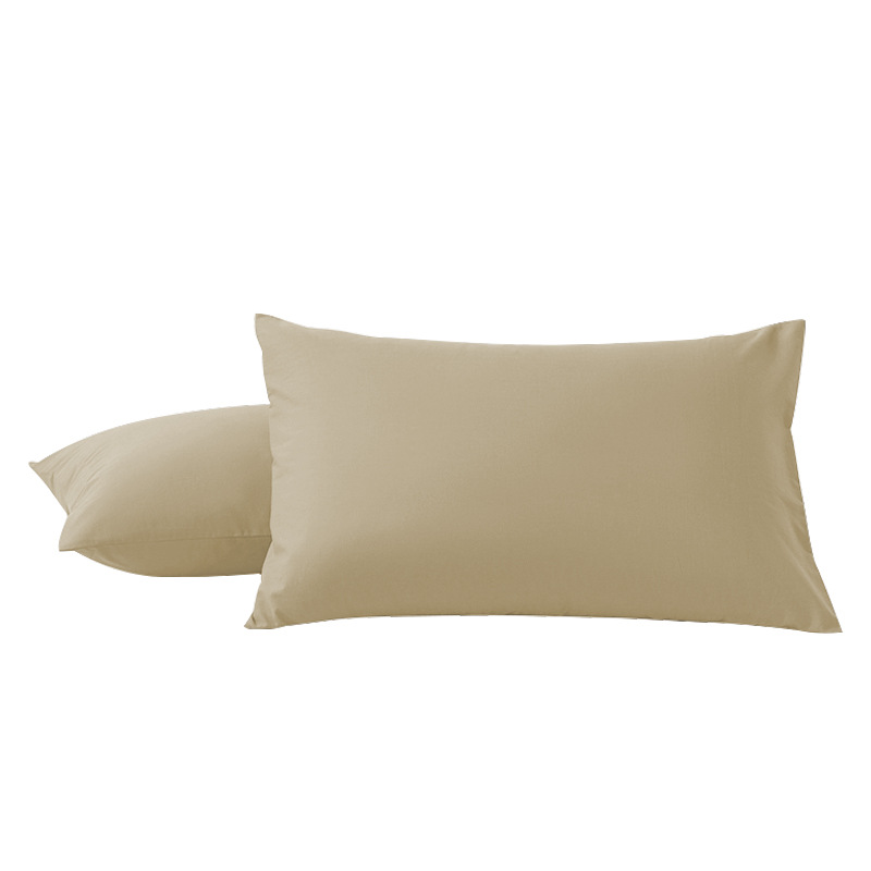 OmHO Funda de almohada lijada de estilo americano