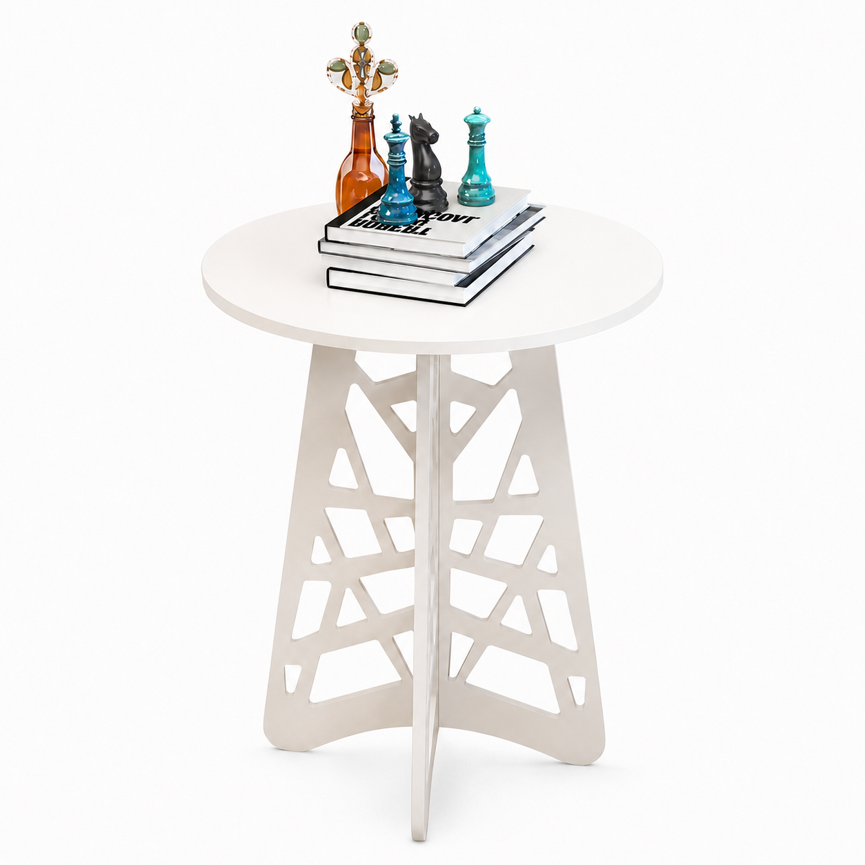 Mueble Auxiliar Modular de Madera DIY, Organizador Multifuncional Blanco de Fácil Montaje para Baño, Dormitorio, Salón y Oficina, Varios Modelos