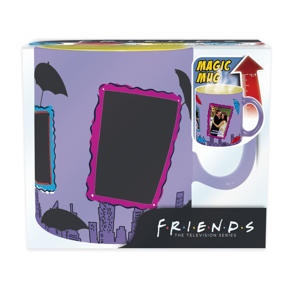 ABYSSE TAZA TERMICA 460 ML MARCOS FRIENDS CAJA:2 unidades  FRIENDS 12x9x11 Cms.