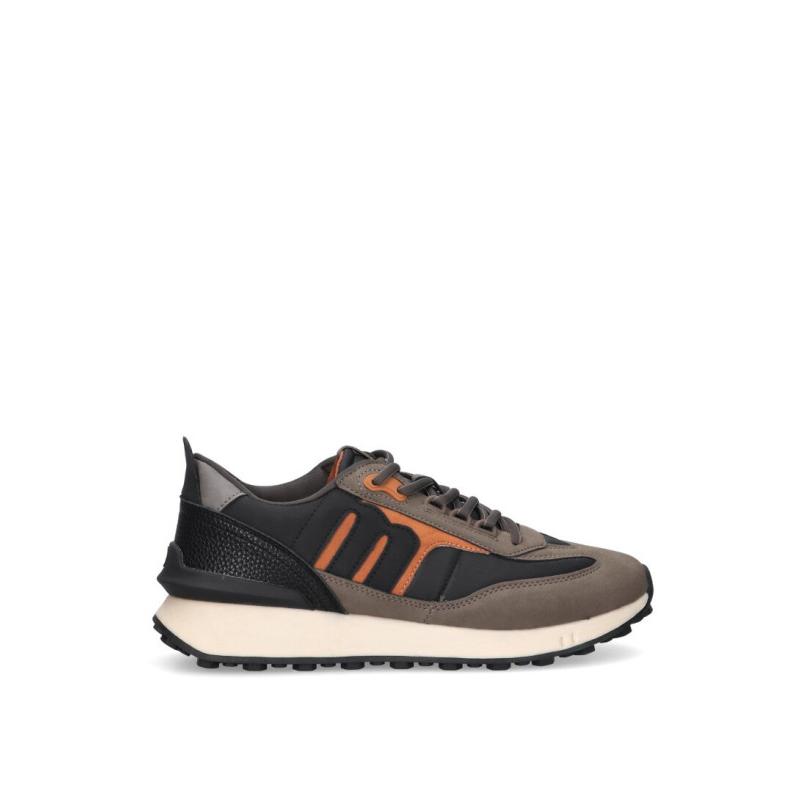 Zapatillas Casual Mustang - Hombre - Suela Plana - Modelo 84293 - Color Negro
