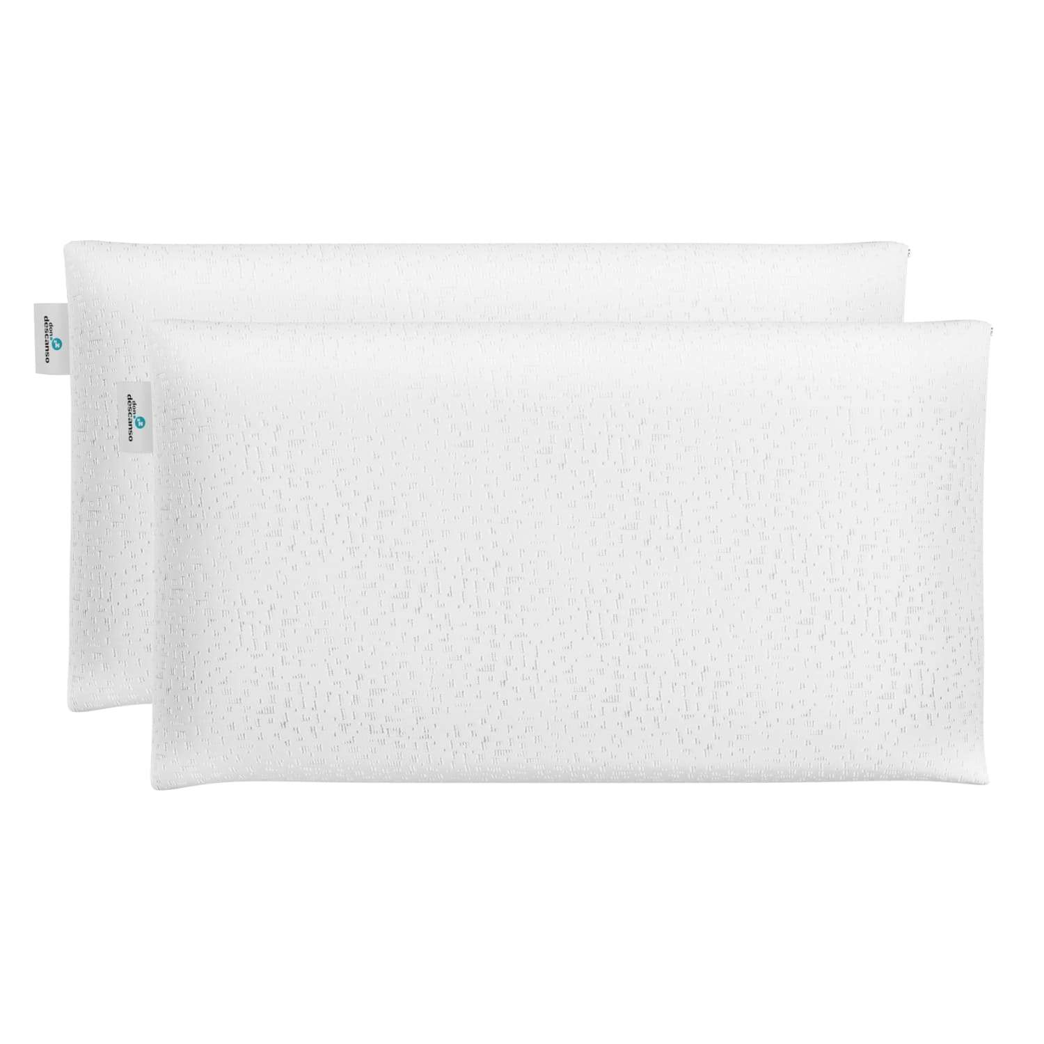Nalui Almohada Viscoelástica Lavander Blanco con Doble Funda (Firmeza Media)