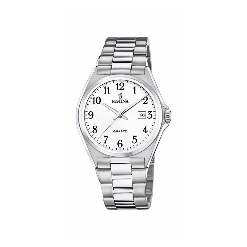 RELOJ DE HOMBRE FESTINA CLASSICS  CON ESFERA BLANCA - F20552/1