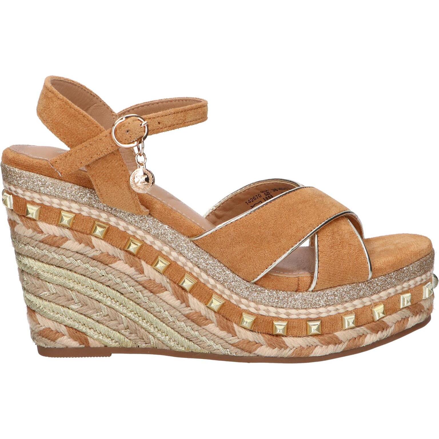 Xti women's sandals 142670   Antelina camel
