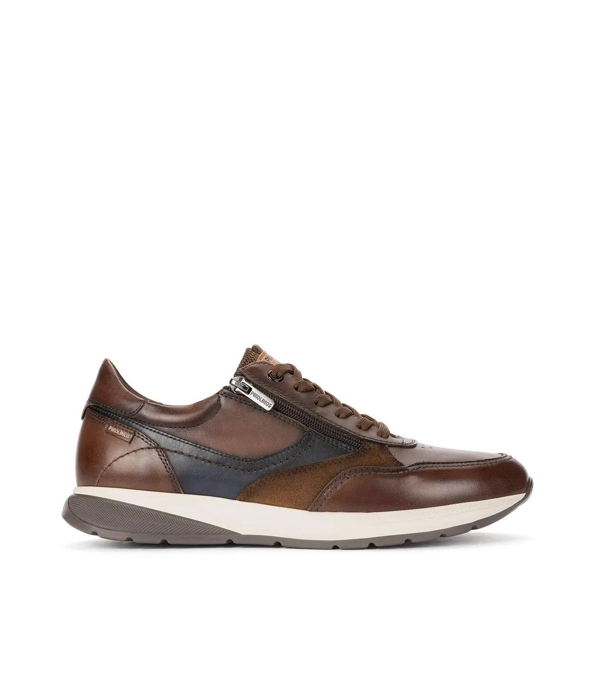 Deportiva Pikolinos 6398C2 Marrón con cordones y cremallera para hombre602720032