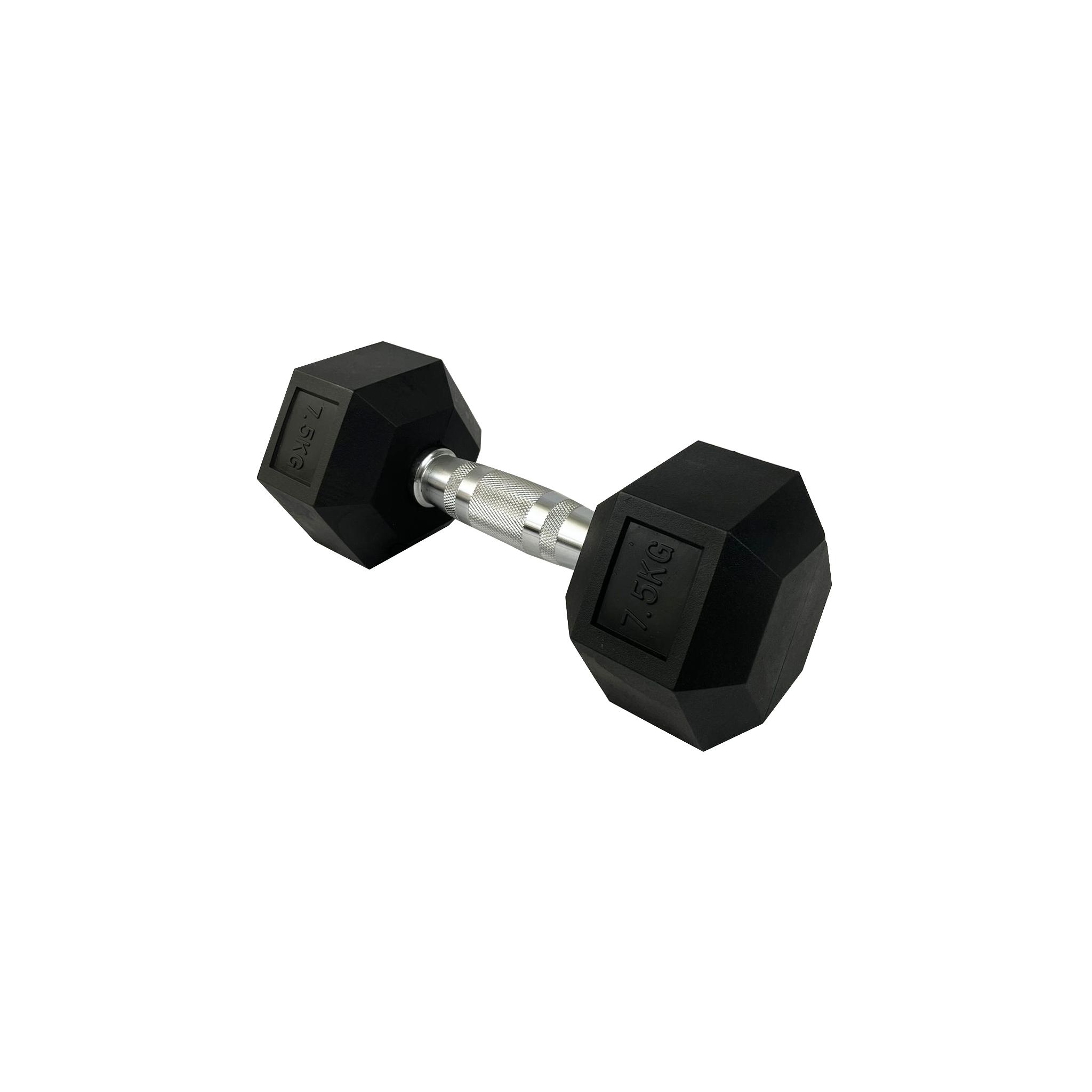 Mancuernas Hexagonales para Crossfit y Musculación | 1 UNIDAD | Entrenamiento Multifuncional FIURI.