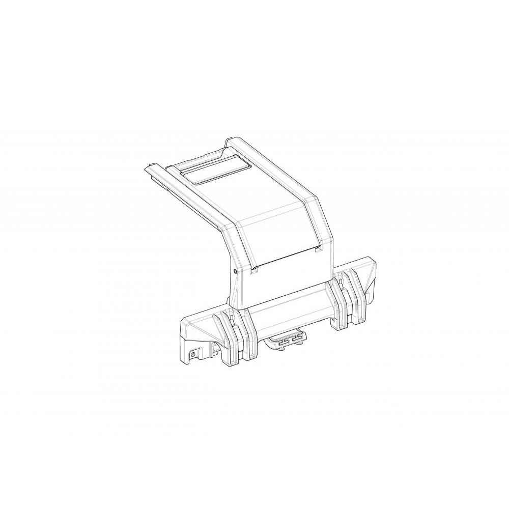 Recambio Parte Inferior De Cerradura Maleta Lateral Terra Tr47 D1TR47MIR