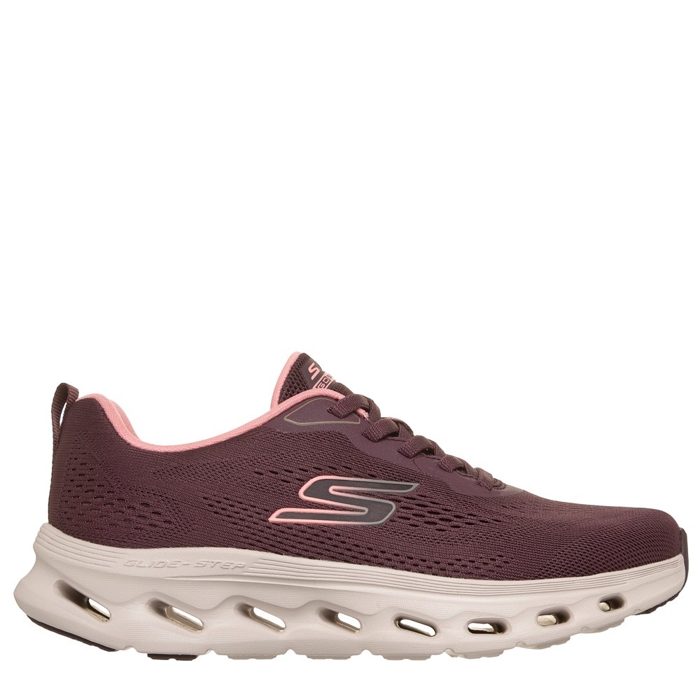 Cómoda  Skechers GO WALK GLIDE-STEP 2.0 - KRIS GRANATE: calzado cómodo vegano, ligero y flexible con plantilla Air Cooled Goga Mat que amortigua y minimiza rozaduras. ¡Cómpralas ya! Altura Tacón bajo (1-3 cm) Referencia