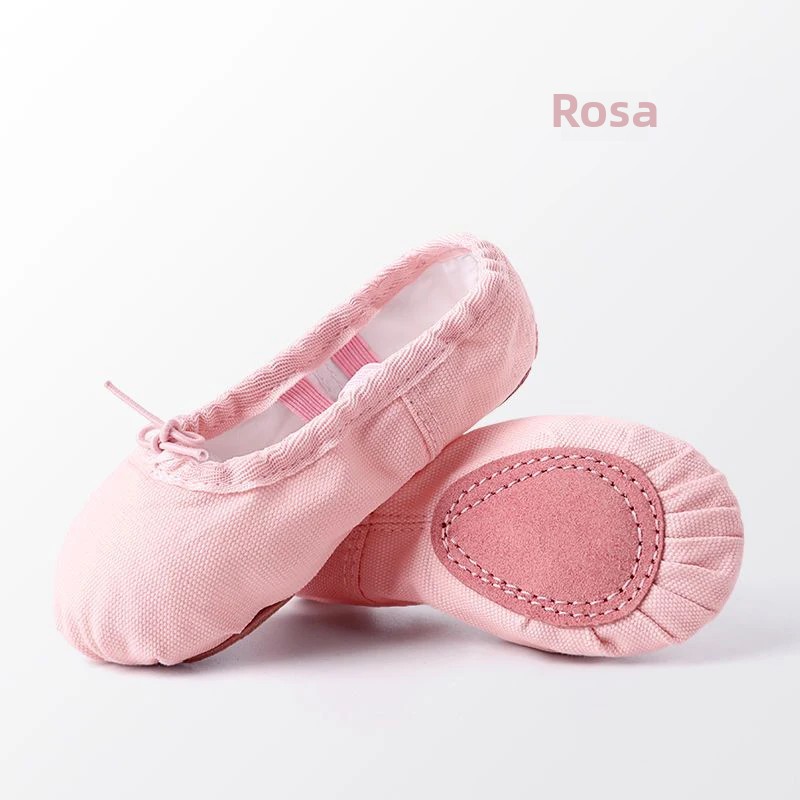 TK Zapatos De Baile Para Niñas Zapatillas De Gimnasia Con Cordón Suela Suave Para Danza Ballet Zapatos De Mujer Económicos Y Comodísimos En Tamaños Variados Colores Rosado Negro Nude Tan