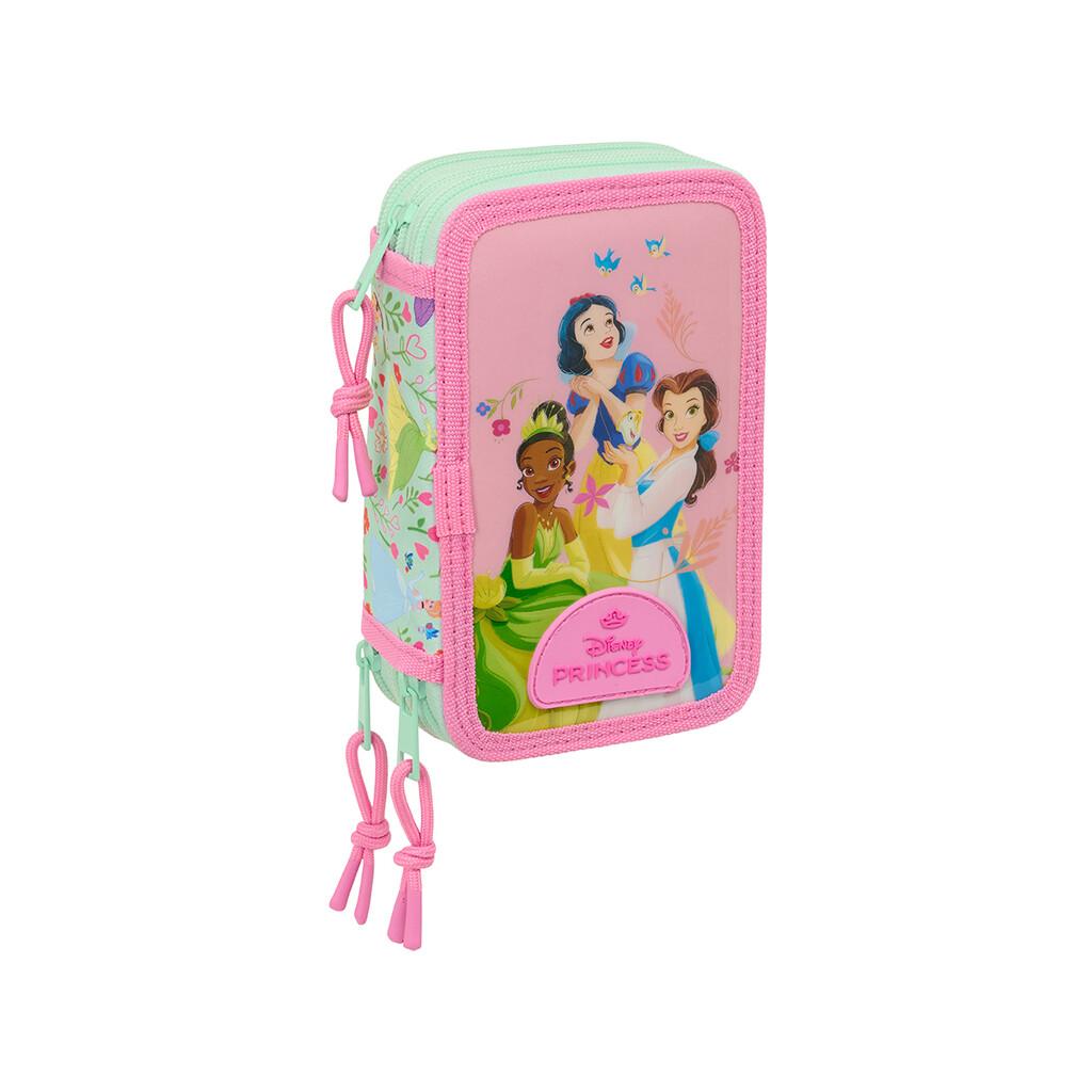 Plumier Triple 37 piezas Princesas Disney Bloom Estuches y plumiers Safta