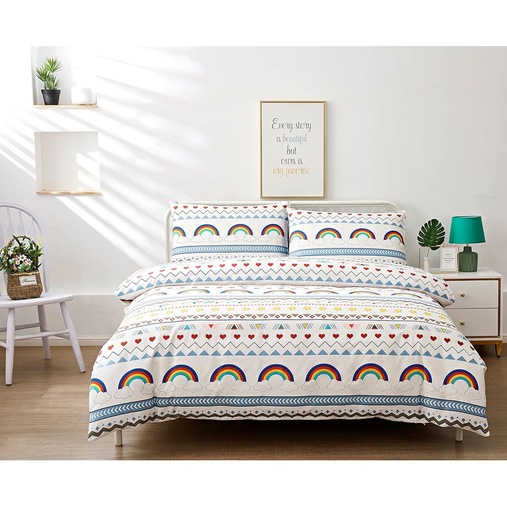 Plushome Juego de Sábanas de Microfibra Suave - 4 Piezas para Cama de 90 -160x270,135 -220x270,150 -230x270,180 -250x270