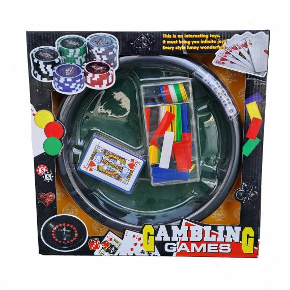 JUEGO DE MESA POCKER PLÁSTICO