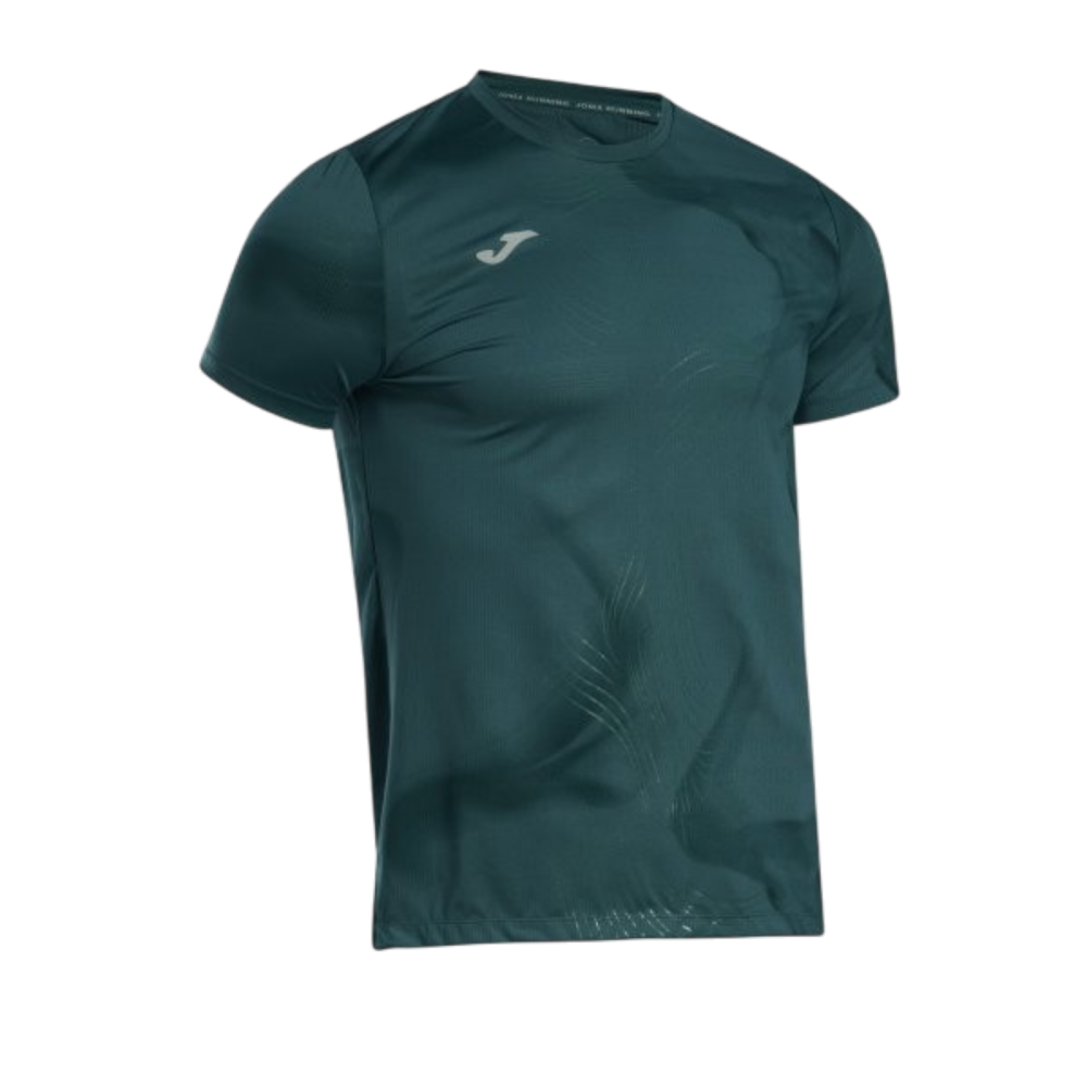 CAMISETA MANGA CORTA JOMA R-NIGHT VERDE TURQUESA  RUNING HOMBRE