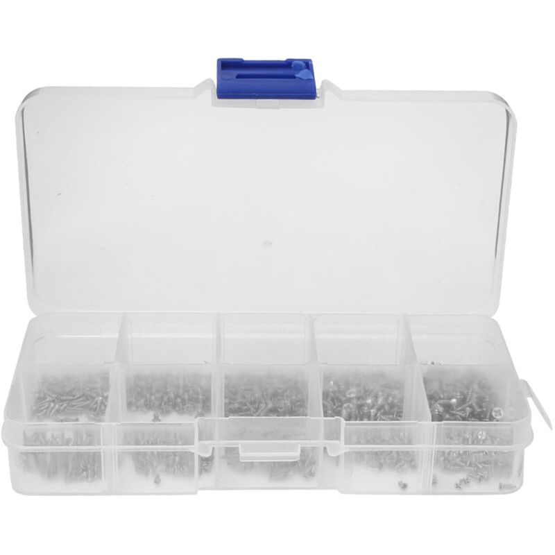 CA Kit de 1000 tornillos multiusos universales para portátiles M1, M1.2, M1.4, M1.7