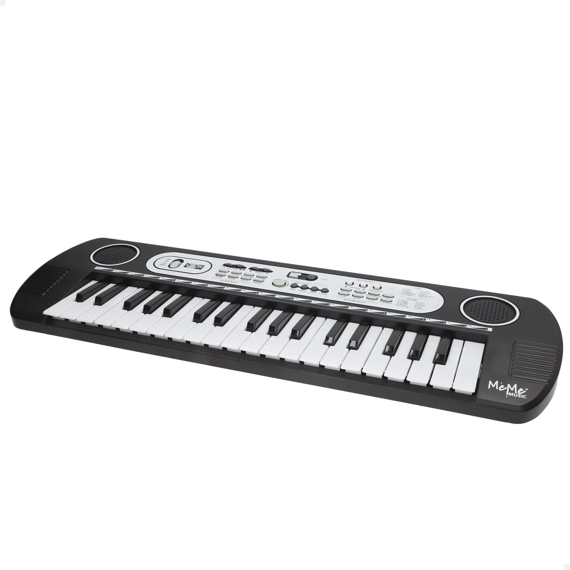 MeMe Music - Teclado electrónico infantil, medidas de 54x17 cm, incluye demos, sonidos, ritmos y efectos, teclado musical para niños, instrumentos musicales infantiles, teclados infantiles, piano iniciación niños, juguetes educativos 5 años