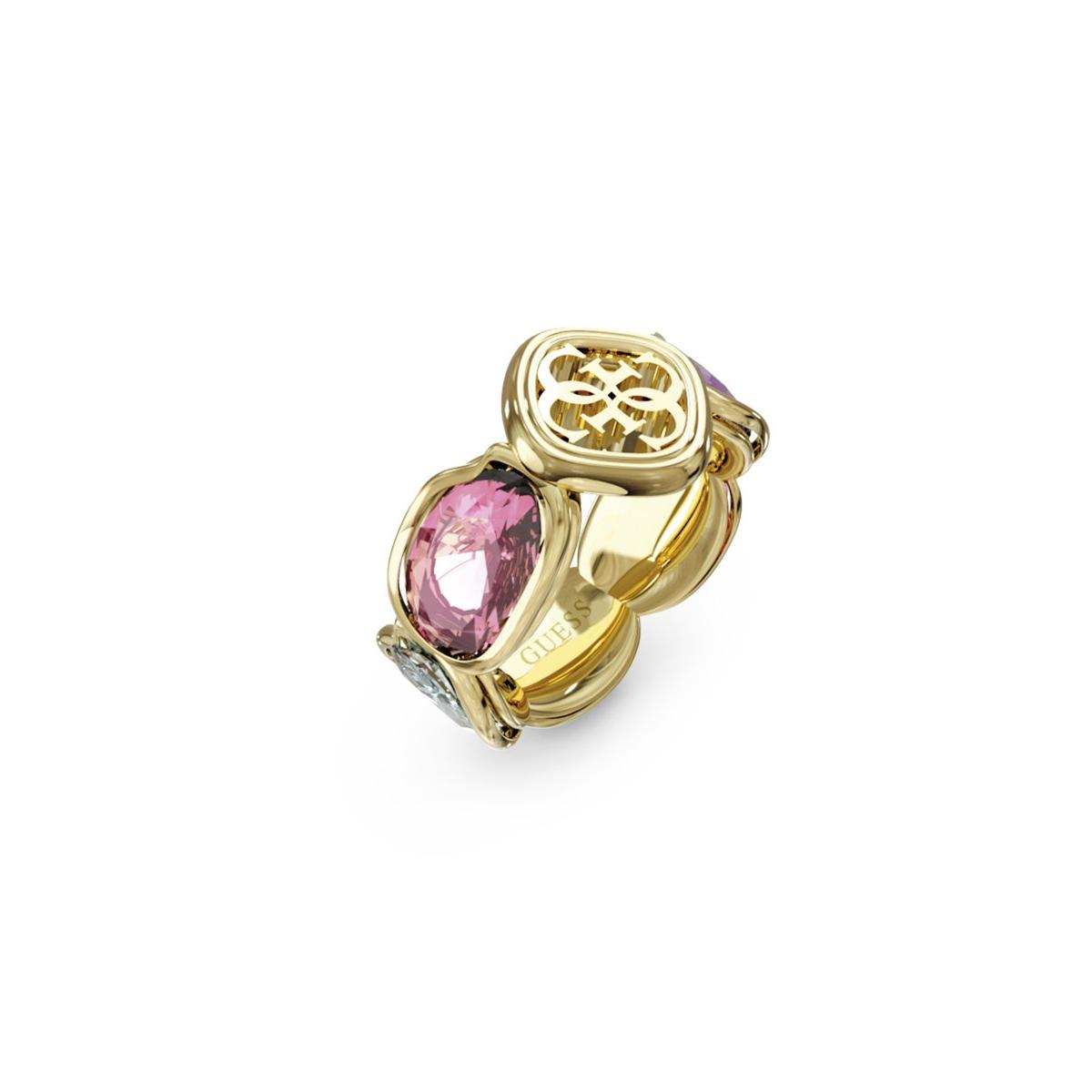 Guess Anillo Mujer Mamounia De Latón Dorado Talla Europea 54 Talla España  Jubr05573jwygmc54