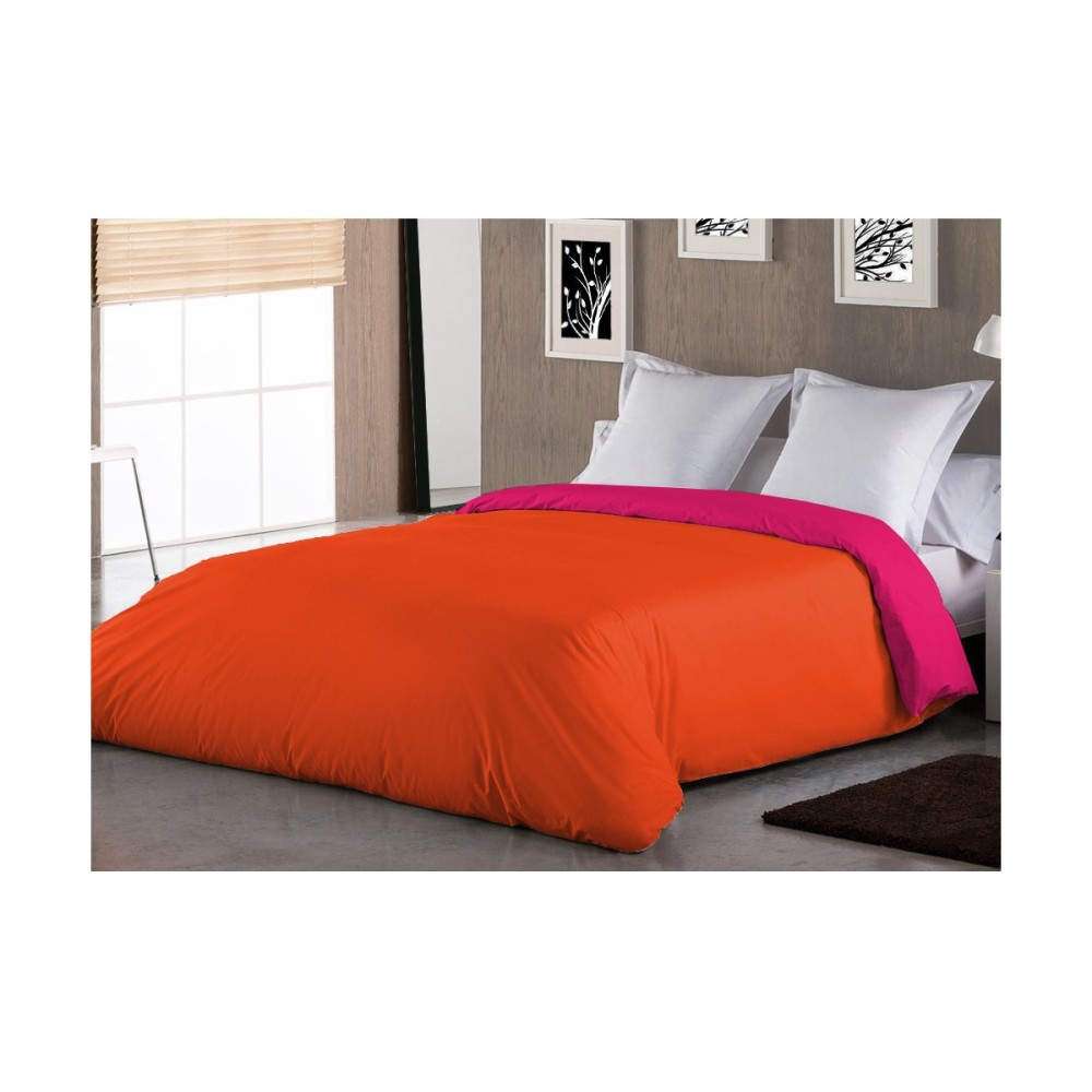 SABANALIA - Funda Nórdica Combina Bicolor (Saco reversible) | Disponible en varias medidas y colores