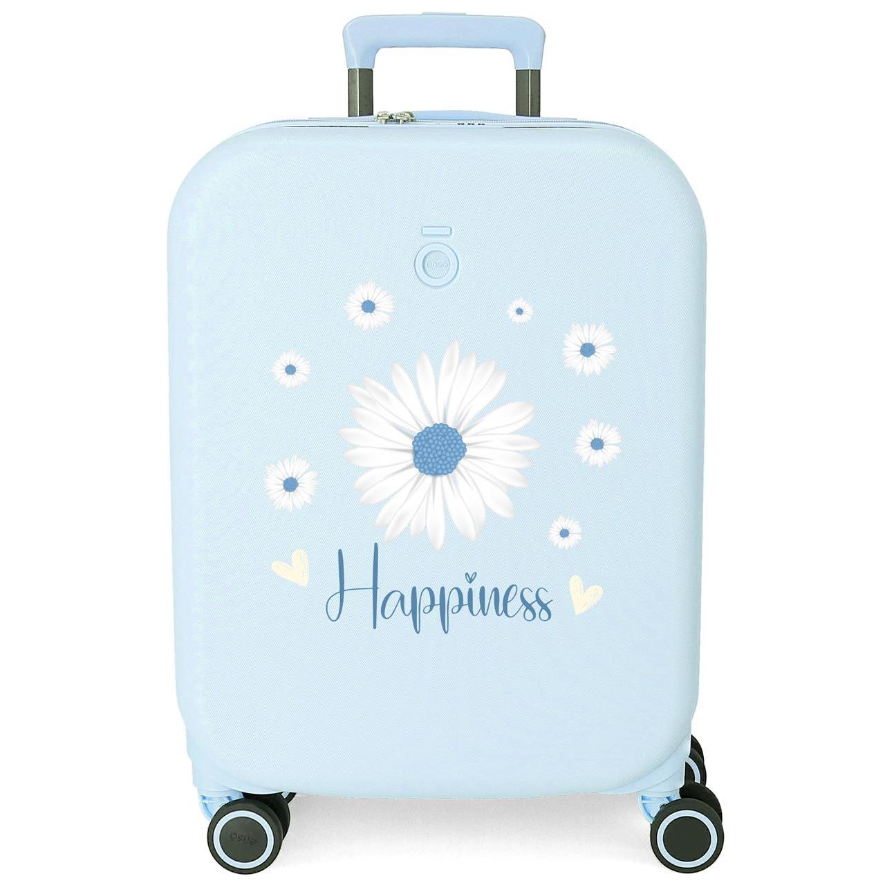 Maleta de cabina Enso Happiness azul claro 55x40x20cm