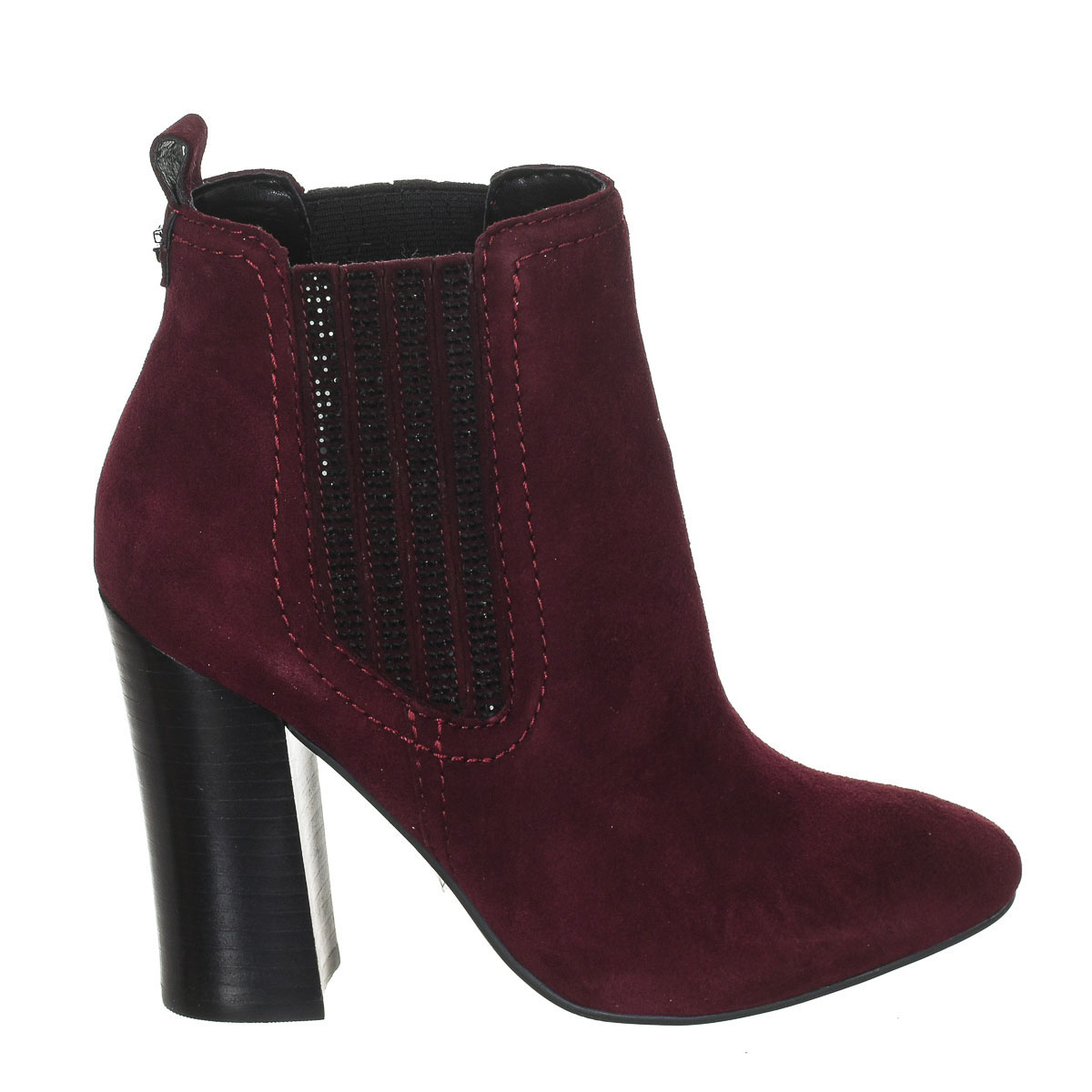 Guess-Botines de tacon en piel efecto ante FLLUN3SUE10 para Mujer