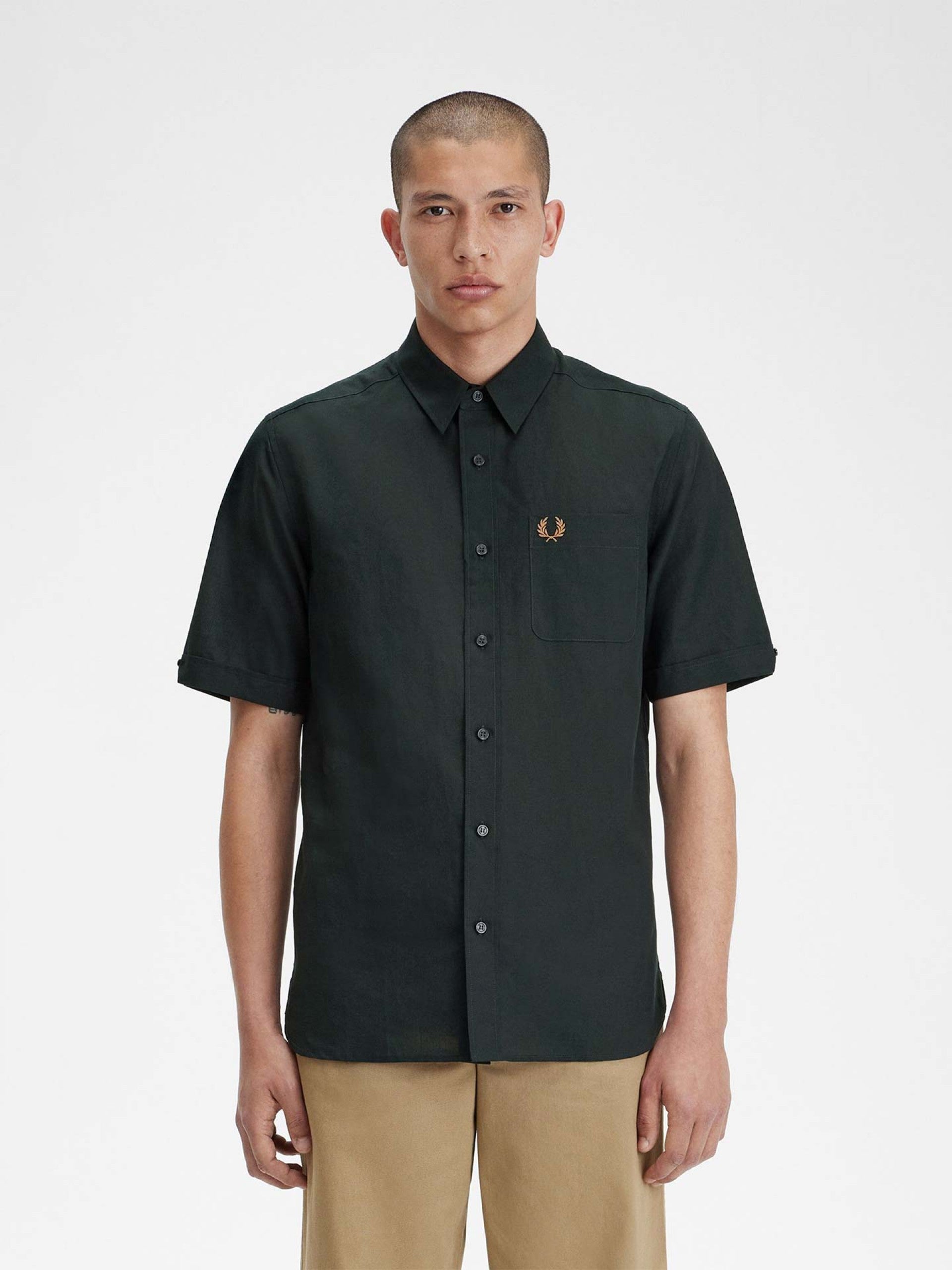 Camisa Hombre Lino Fred Perry M7764