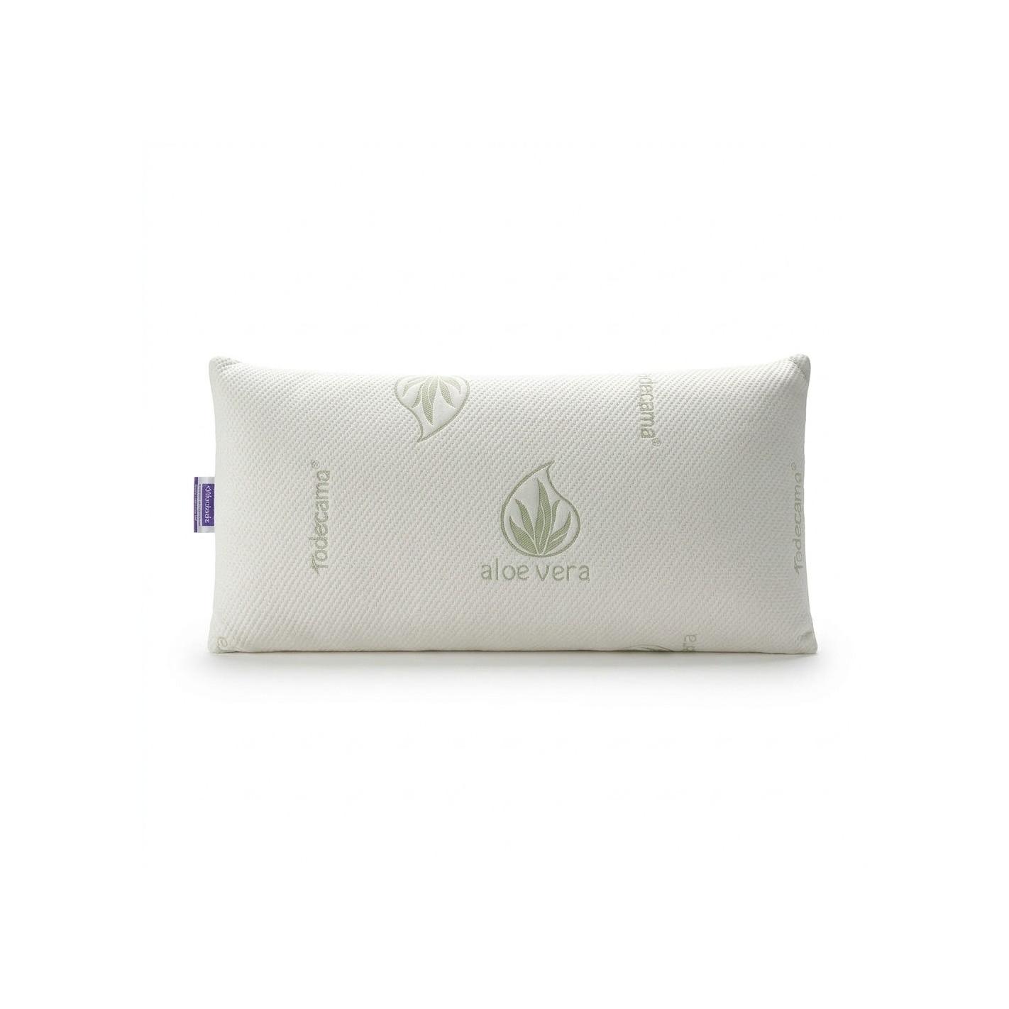 Todocama - Almohada Viscoelástica Firmeza Media-Alta, Confort Aloe Vera.