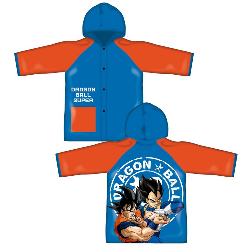 Poncho chubasquero impermeable de Dragon Ball con capucha talla 6 - Dragon Ball