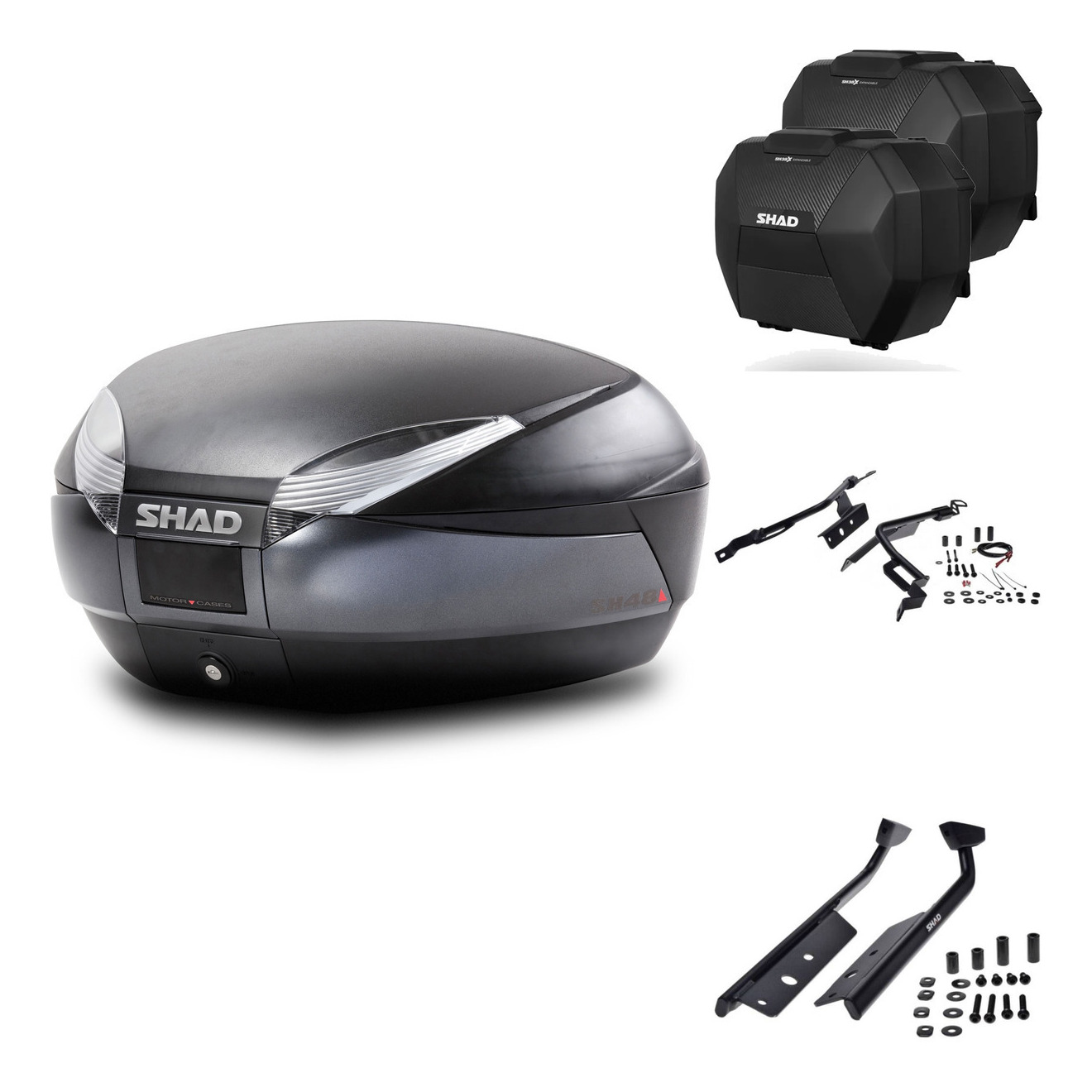 Maletas Sh38x Carbon + Herraje Baul + He KIT-575402